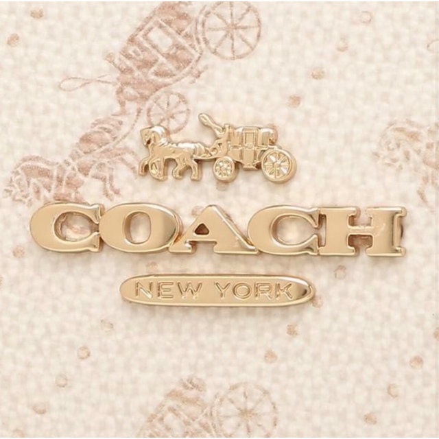 COACH - コーチ COACH ホース&キャリッジ トートバッグ クリーム 新作