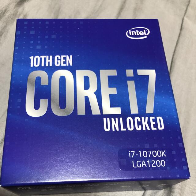 Core i7　10700K 新品未使用未開封PCパーツ