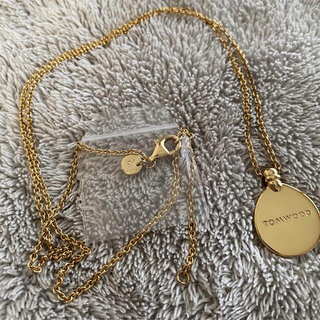 TOMWOOD ﾈｯｸﾚｽ 9K TOMMY PENDANT GOLD 24.5(ネックレス)