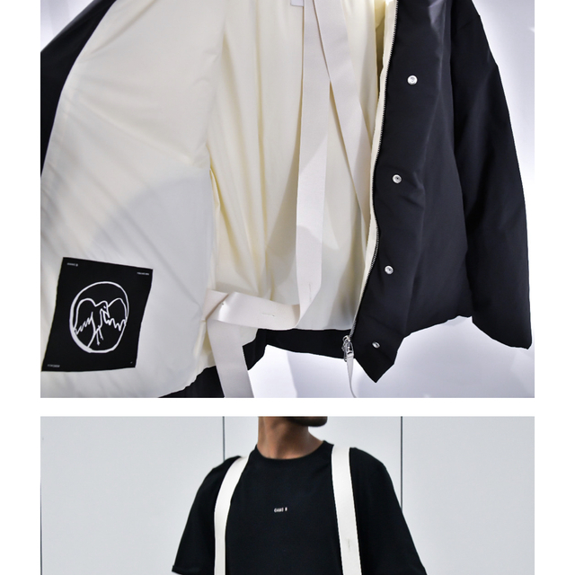 Jil Sander(ジルサンダー)のOAMC Lithium Down Jacket ダウンジャケット 黒 S メンズのジャケット/アウター(ダウンジャケット)の商品写真