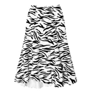 ルシェルブルー(LE CIEL BLEU)のルシェルブルー★Zebra Asymmetric Mermaid Skirt(ロングスカート)