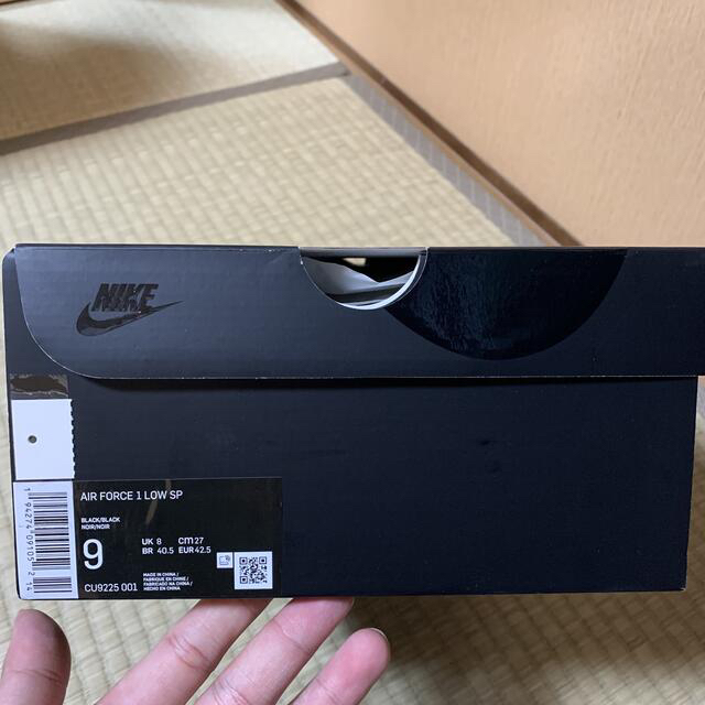 Supreme Nike AF1 Black 27.0 エアフォース1