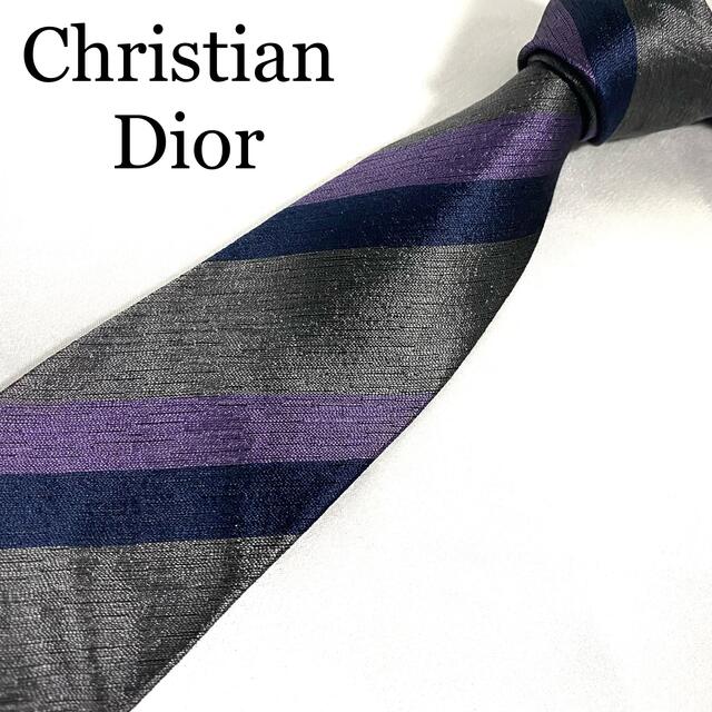 Christian Dior - ネクタイ クリスチャンディオール ストライプ マルチカラーの通販 by かなん｜クリスチャンディオールならラクマ