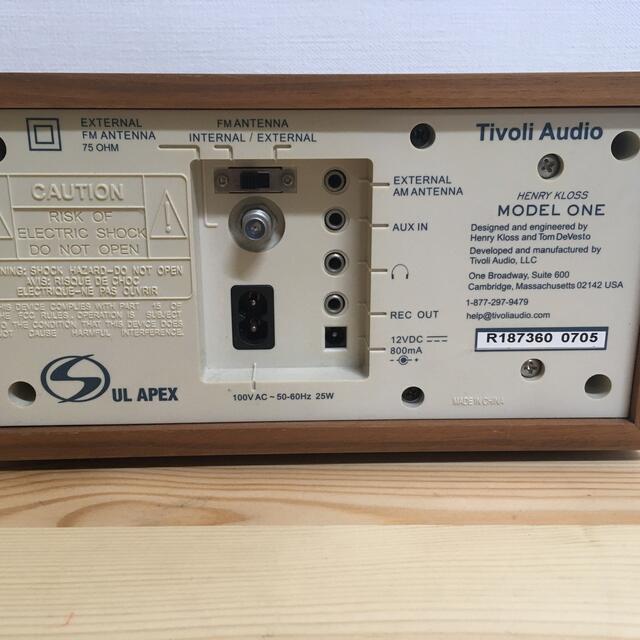 Tivoli audio モデル one スマホ/家電/カメラのオーディオ機器(ラジオ)の商品写真