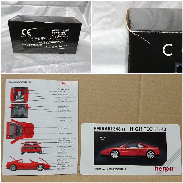 Ferrari(フェラーリ)の初売り値引き herpa 1/43 Ferrari348ts プラケース未開封品 エンタメ/ホビーのおもちゃ/ぬいぐるみ(ミニカー)の商品写真