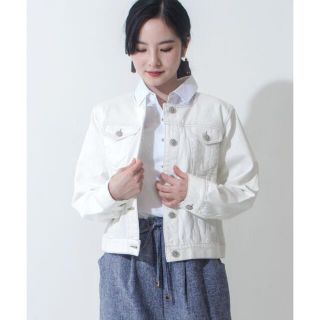 ユニクロ(UNIQLO)のファーリーレート ／ ノーカラーデニムジャケット(Gジャン/デニムジャケット)