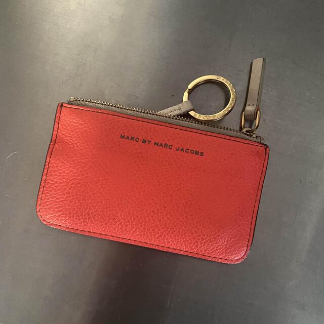 MARC BY MARC JACOBS(マークバイマークジェイコブス)のコインケース　キーケース　ネオンカラー　オレンジ レディースのファッション小物(コインケース)の商品写真