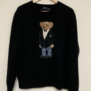 ポロベアセーター 黒 boutiquedofolhado.com.br