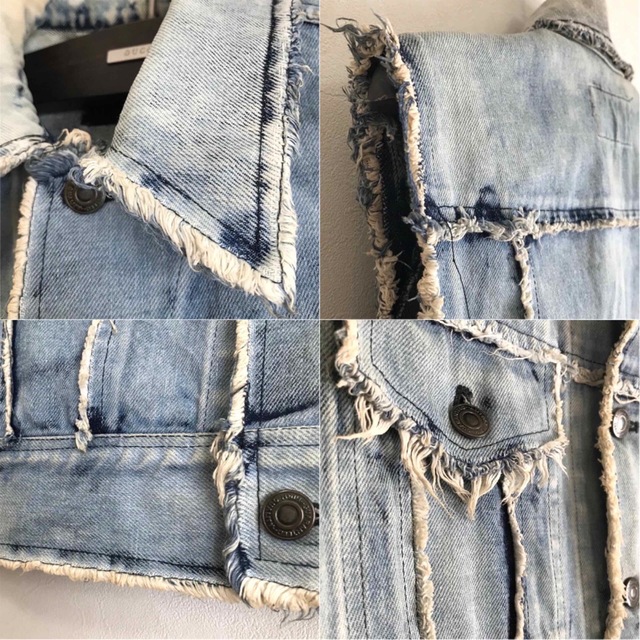 SHELLAC(シェラック)の00s SHELLAC denim vest size44 メンズのトップス(ベスト)の商品写真