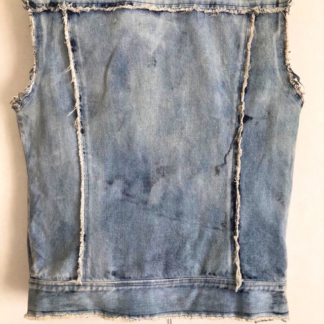 SHELLAC(シェラック)の00s SHELLAC denim vest size44 メンズのトップス(ベスト)の商品写真