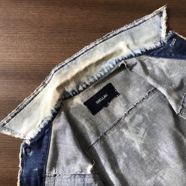 SHELLAC(シェラック)の00s SHELLAC denim vest size44 メンズのトップス(ベスト)の商品写真