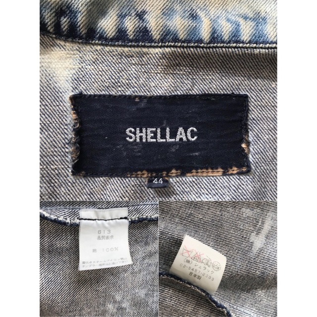 SHELLAC(シェラック)の00s SHELLAC denim vest size44 メンズのトップス(ベスト)の商品写真