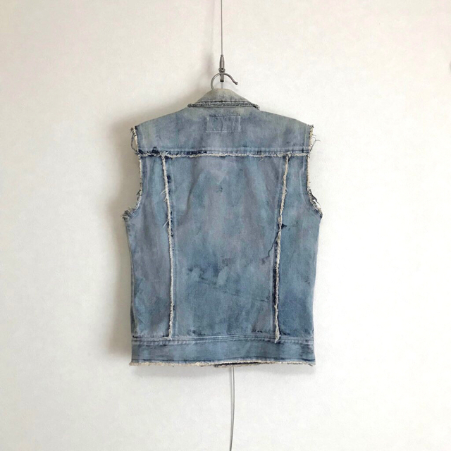 SHELLAC(シェラック)の00s SHELLAC denim vest size44 メンズのトップス(ベスト)の商品写真