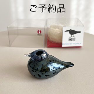 イッタラ(iittala)のSmall Goldcrest 1 ラスター 箱付き バード イッタラ(置物)