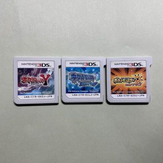 ニンテンドー3DS(ニンテンドー3DS)の3DSポケモンソフトまとめ売り　(携帯用ゲームソフト)