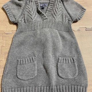 ベビーギャップ(babyGAP)のbaby gap ニットワンピース　ニット　ワンピース ベビーギャップ　90(ワンピース)