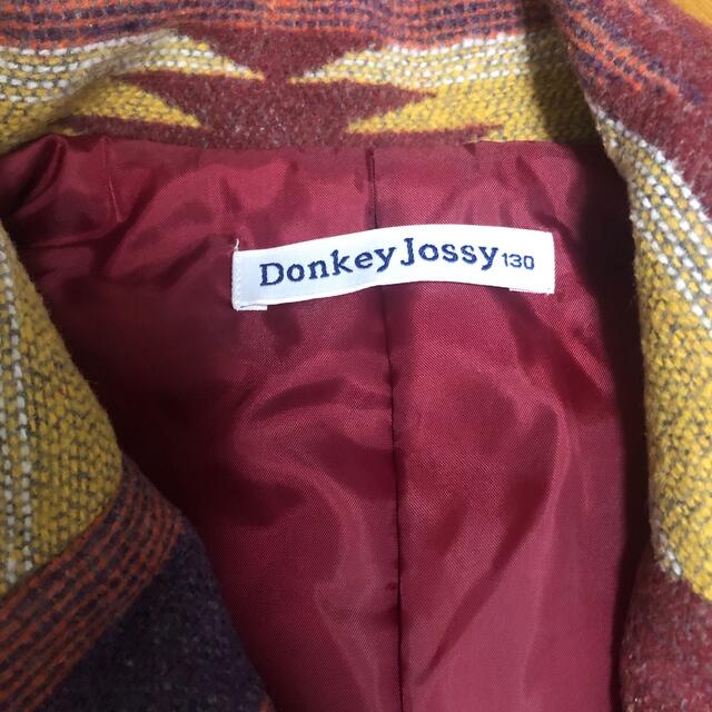 Donkey Jossy(ドンキージョシー)の美品　kids お洒落　ハーフコート　130 キッズ/ベビー/マタニティのキッズ服女の子用(90cm~)(コート)の商品写真