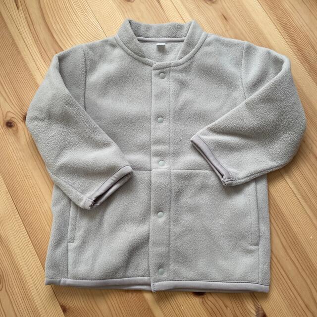 MUJI (無印良品)(ムジルシリョウヒン)の無印　フリース　80 キッズ/ベビー/マタニティのベビー服(~85cm)(ジャケット/コート)の商品写真