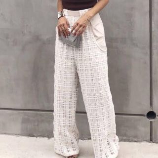 アメリヴィンテージ(Ameri VINTAGE)のAmeri シアーチェック　パンツ(その他)