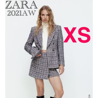 ZARA ザラ 2023SS 完売品 テクスチャーダブルブレストブレザー