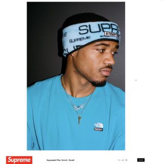 Supreme - Supreme THE NORTH FACE headband ヘアバンドの