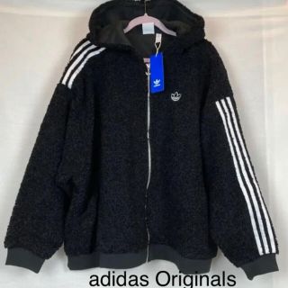 アディダス(adidas)の新品 【adidas Originals】ルーズフィット フルジップパーカー◆L(パーカー)