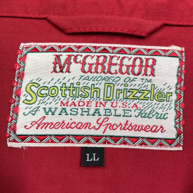 メンズMcGREGOR     マックレガー　ドリズラー赤L L