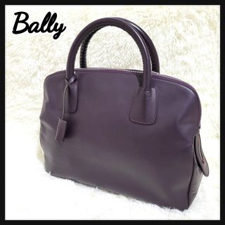 バリー(Bally)の【美品】BALLY バリー レザー  鍵付き バンドバッグ(ハンドバッグ)