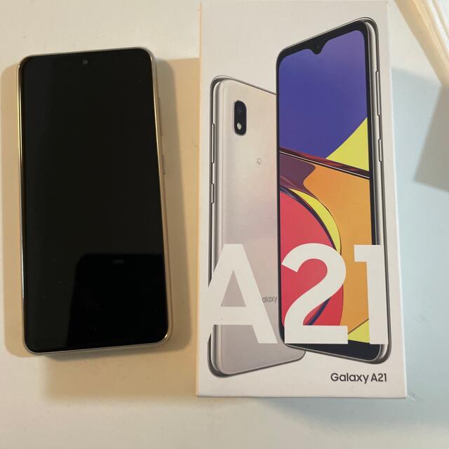 UQモバイル Galaxy A21 SCV49 ホワイト 2