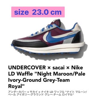 ナイキ(NIKE)のアンダーカバー × サカイ × ナイキ LD ワッフル　23センチ(スニーカー)