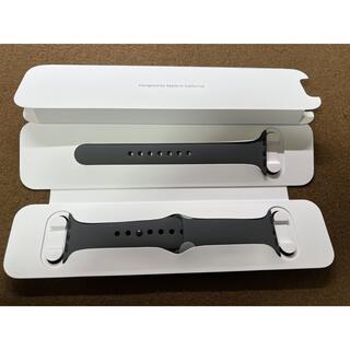 アップルウォッチ(Apple Watch)の【新品】Apple Watch 純正 スポーツ バンド チタン 38 40 41(ラバーベルト)