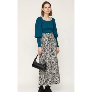 スライ(SLY)のSQUARE NECK PUFF SLEEVE トップス(ニット/セーター)