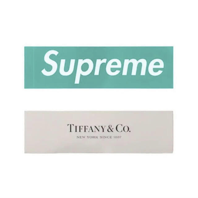 Supreme x Tiffany & Co. Box Logo ステッカー