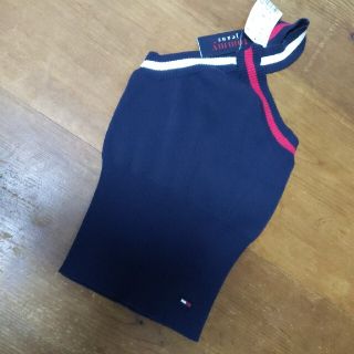 トミーヒルフィガー(TOMMY HILFIGER)のホルターネック トミーフィルガー(ニット)