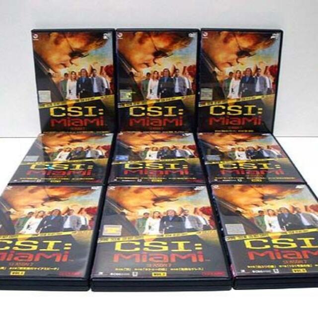 CSIマイアミ/シーズン7 全9巻 美品 検)DVD/テレビドラマ/海外