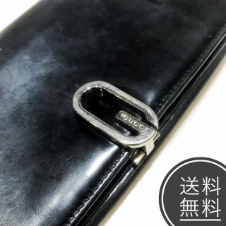 グッチ(Gucci)の【送料無料❗️激安お買い得‼️】GUCCI エナメル 長財布 ユーズド品(財布)