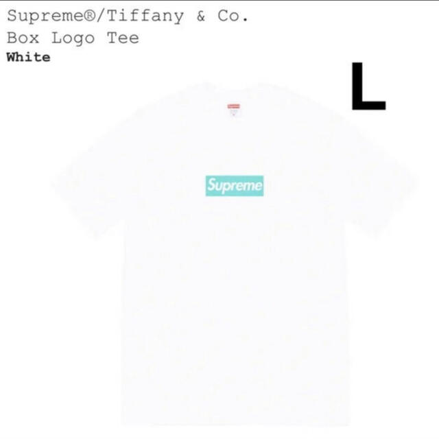 Tシャツsupreme Tiffany boxlogo Tee L