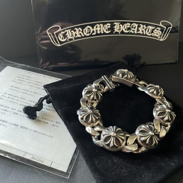 史上一番安い Chrome Hearts - インボイス原本付 クロムハーツ 6リンク