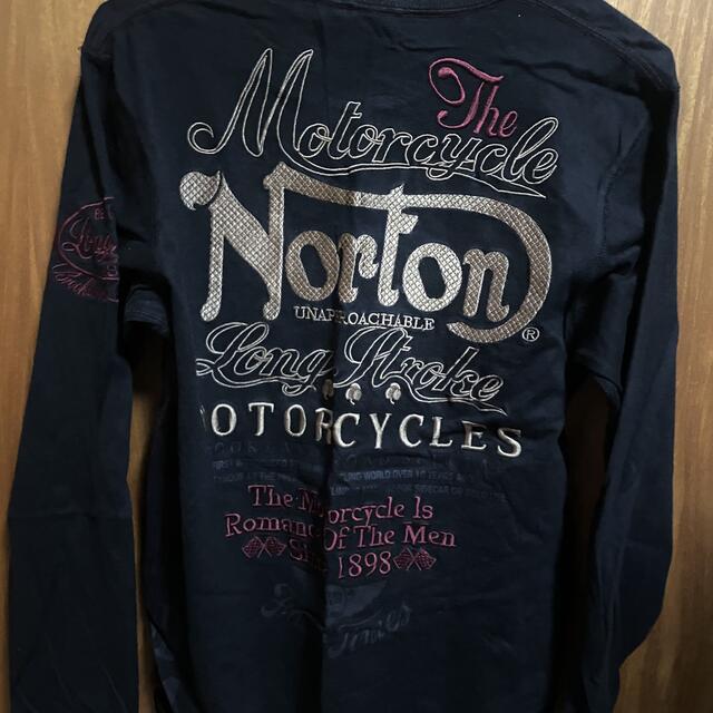 Norton(ノートン)の【レア】Norton メンズ 刺繍 ロンT メンズのトップス(Tシャツ/カットソー(七分/長袖))の商品写真