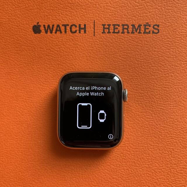 Apple Watch 6 HERMES 黒44mm AppleCare+付き