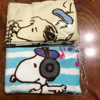 スヌーピー(SNOOPY)のスヌーピー  タオル2枚(タオル/バス用品)