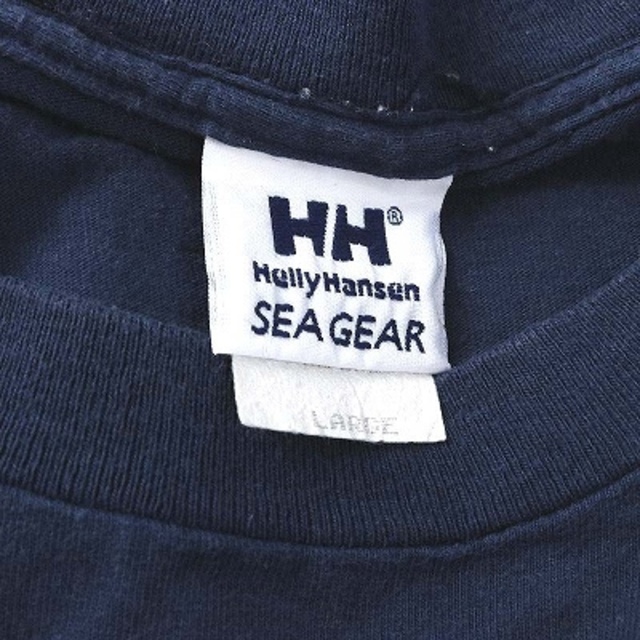 HELLY HANSEN(ヘリーハンセン)のヘリーハンセン SEA GEAR 90's Tシャツ カットソー ロゴ L 紺 メンズのトップス(Tシャツ/カットソー(半袖/袖なし))の商品写真