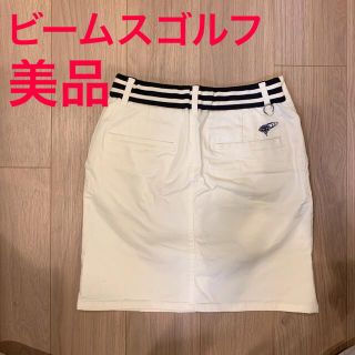 ビームス(BEAMS)のビームスゴルフ　レディース　スカート　白　美品(ウエア)