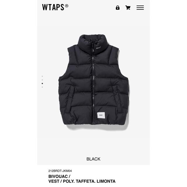 一番の贈り物 W)taps 21AW VEST BIVOUAC WTAPS - ダウンベスト