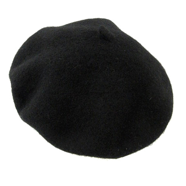 STUSSY(ステューシー)のステューシー ベレー帽 ウール ロゴ 黒 レディースの帽子(ハンチング/ベレー帽)の商品写真