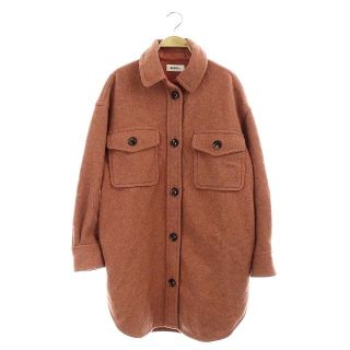 スナイデル(SNIDEL)のスナイデル 19AW ウールシャツジャケット ステンカラー 0 ピンク(その他)