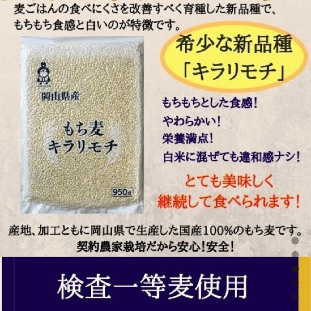 もち麦 食品/飲料/酒の食品(米/穀物)の商品写真