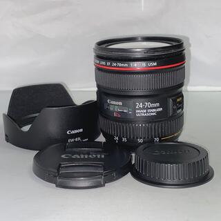 キヤノン(Canon)の【美品】Canon EF 24-70mm F4L IS USM(レンズ(ズーム))