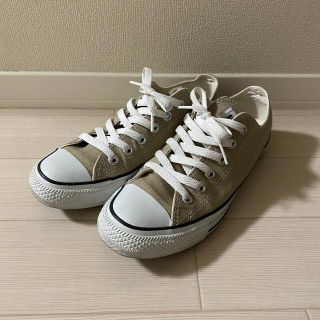 コンバース(CONVERSE)のコンバース　ローカットスニーカー(ベージュ)24.5センチ(スニーカー)