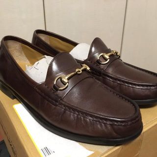 コールハーン(Cole Haan)の（値下げ）COLE HAAN モカシン　ブラウン　25.5cm(スリッポン/モカシン)